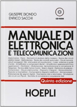 manuale di elettronica e telecomunicazioni +cdrom fc