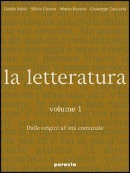 letteratura 1                           +guida da origini a eta comunale