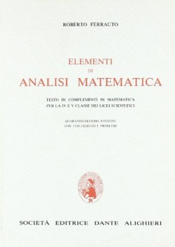 elementi di analisi matematica x lic.sc.