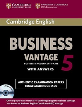 cambridge english business 5 vantage +key +cd