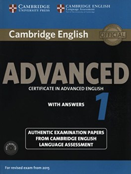 cambridge english advanced 1 sb+answers+2cd