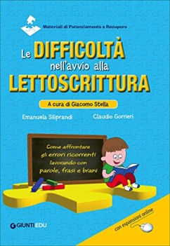 difficolta nell\'avvio alla lettoscrittura (a cura di Giacomo Stella)