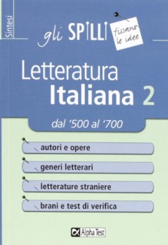 letteratura italiana 2