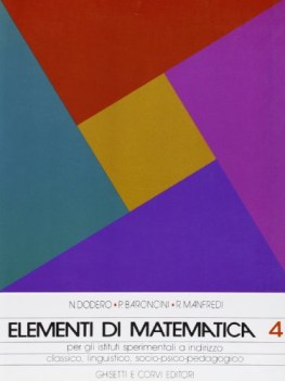 elementi di matematica 4 (1148) tr sp lc im