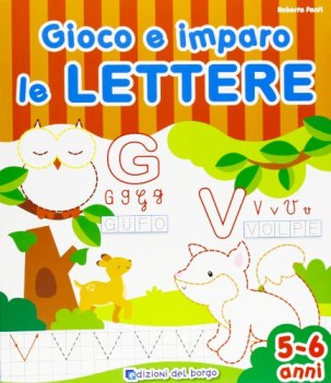 gioco e imparo le lettere 5-6 anni