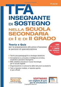 tfa insegnante di sostegno nella scuola secondaria di I e II grado