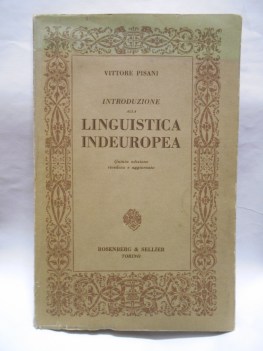 introduzione alla linguistica indoeuropea