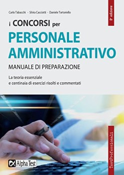 concorsi per il personale amministrativo manuale di preparazione