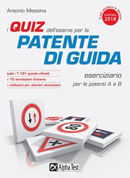 quiz dell\'esame per la patente di guida eserciziario