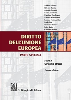 diritto dell\'unione europea parte speciale