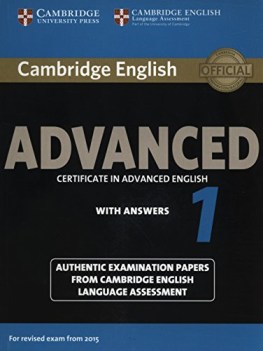 cambridge english advanced 1 sb+key updated exam