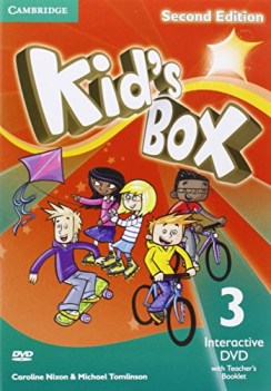 kid\'s box 3 interactive dvd with teachers booklet