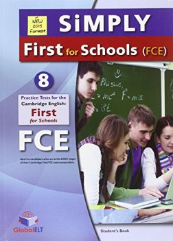 simply first for schools stud.book +cd - 8 practice tests for cambridge english