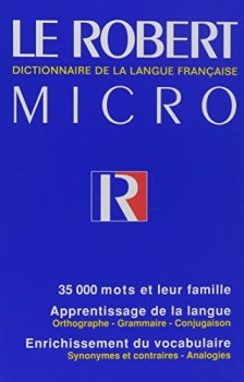 robert micro dictionnaire de la langue franaise fc