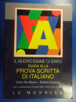 Nuovo esame di stato Guida alla prova scritta di italiano