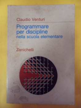 programmare per discipline nella scuola elementare