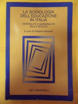 sociologia dell\'educazione in italia