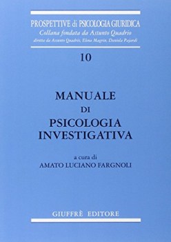 manuale di psicologia investigativa