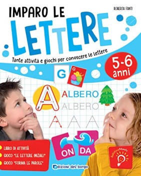 imparo le lettere tante attivit e giochi per conoscere le lettere