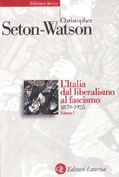 italia dal liberalismo al fascimo 1970/1925 2 vol