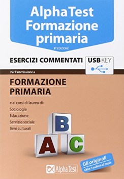 alpha test formazione primaria 11 esercizi +USB key