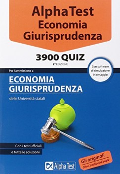 Alpha test Economia Giurispr. (12) 3900 quiz