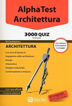 alpha test architettura (3) 3000 quiz con software di simulazione