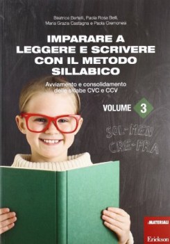 imparare a leggere e scrivere 3 con il metodo sillabico