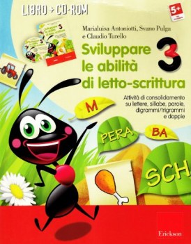 sviluppare le abilita di letto-scrittura 3 (libro+cdrom)