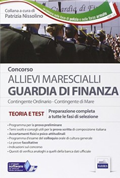 concorso allievi marescialli guardia di finanza teoria test