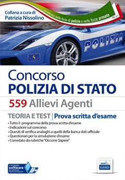 concorso 559 allievi agenti polizia di stato manuale teoria e test