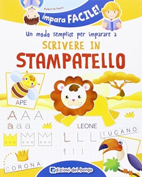 modo semplice per imparare a scrivere in stampatello