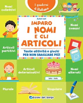 imparo i nomi e gli articoli tante attivit e giochi per non sbaglia