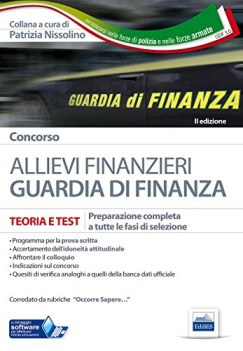 concorso allievi finanzieri nella guardia di finanza teoria e test pe