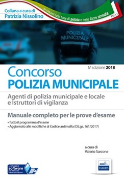 concorso polizia municipale agenti di polizia e locale e istruttori manuale