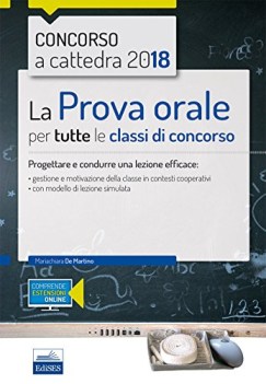 prova orale per tutte le classi di concorso