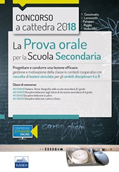 prova orale per scuola secondaria ambiti 4 e 8 concorso a cattedra 2018