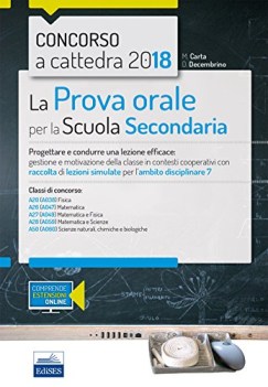 prova orale per la scuola secondaria ambito 7 concorso a cattedra 2018