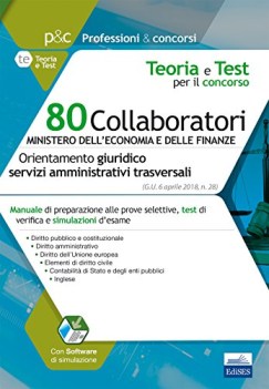 80 collaboratori mef orientamento giuridico servizi amministrativi trasversali