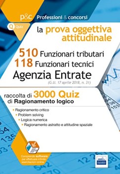 concorso agenzia delle entrate prova oggettiva attitudinale 3000 quiz