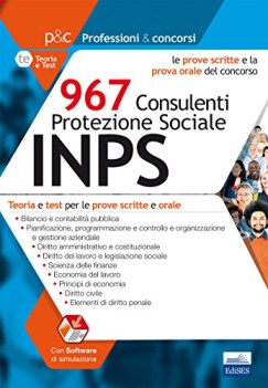 967 consulenti protezione sociale inps teoria e test