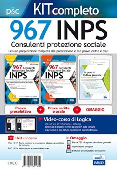 967 consulenti protezione sociale inps kit completo