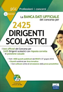 concorso per 2425 dirigenti scolastici la banca dati ufficiale i tes