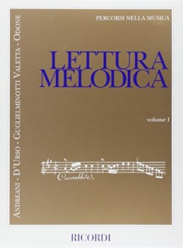 lettura melodica  vol 1