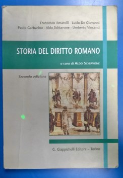 Storia del diritto romano. 2ed. 2001