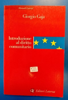 Introduzione al diritto comunitario 7ed. 2002