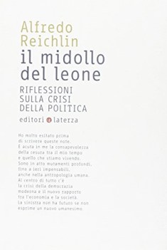 midollo del leone riflessioni sulla crisi della politica