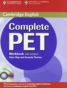 complete pet wb+cd with answers