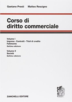 corso di diritto commerciale volume unico