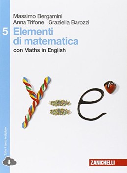 elementi di matematica 5 con maths in english con esp. online